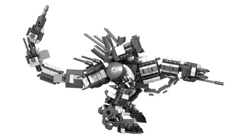 今日moc推薦 鳥叔的原創作品 異星的機械獸 拉格納